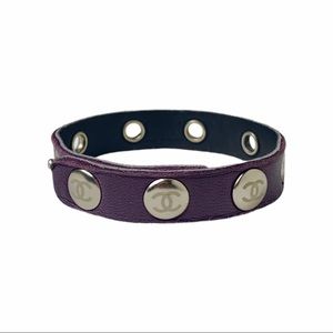 Chanel Logo Stud Bracelet